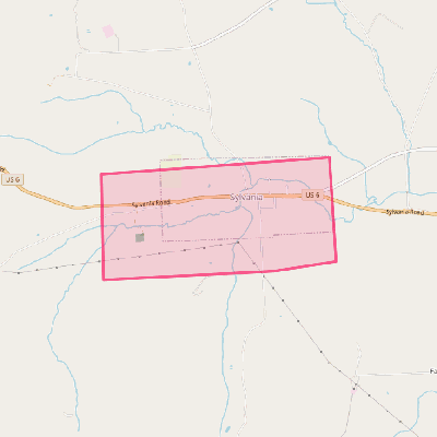 Map of Sylvania