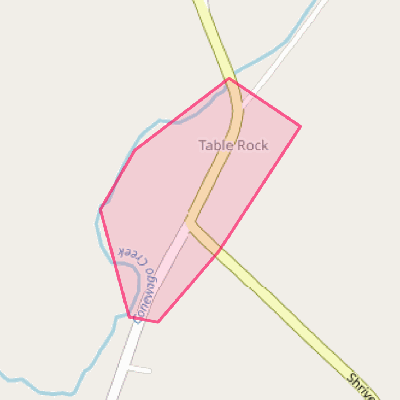 Map of Table Rock