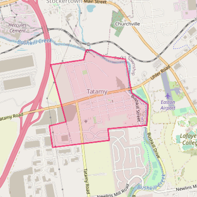 Map of Tatamy