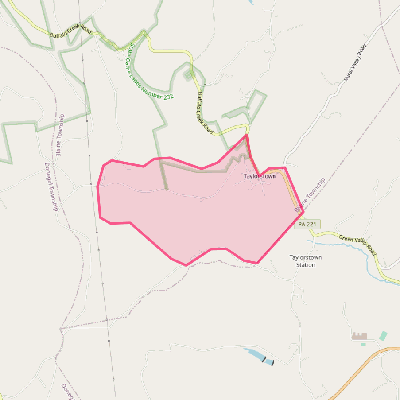 Map of Taylorstown