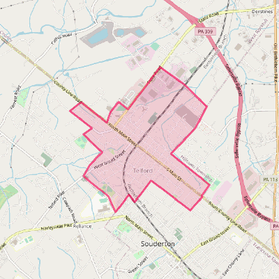 Map of Telford