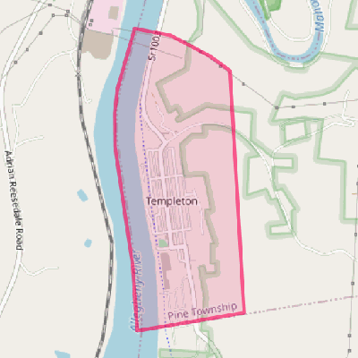 Map of Templeton