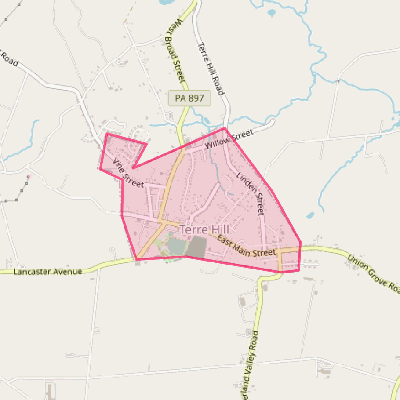 Map of Terre Hill