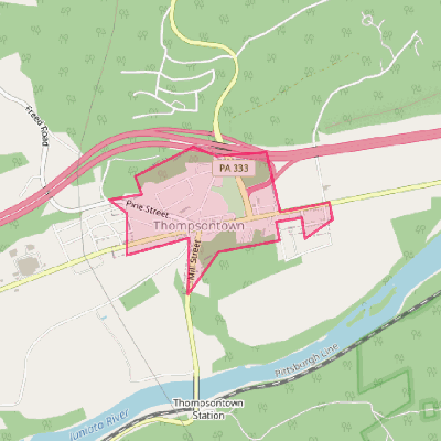 Map of Thompsontown