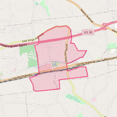 Map of Thorndale