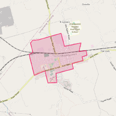 Map of Topton