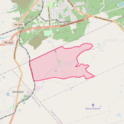 Map of Tresckow