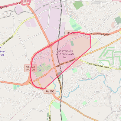 Map of Trexlertown