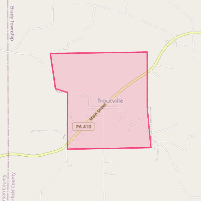 Map of Troutville