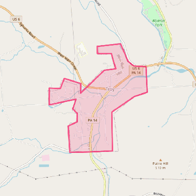 Map of Troy