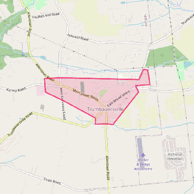 Map of Trumbauersville