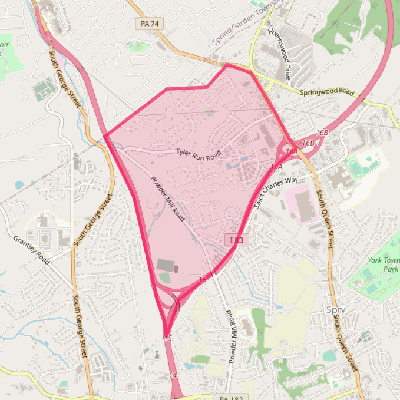 Map of Tyler Run