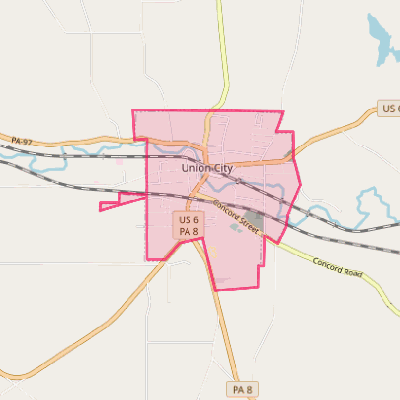 Map of Union City