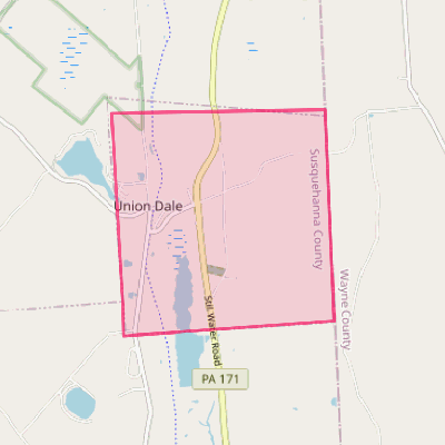 Map of Union Dale