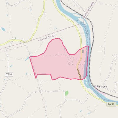 Map of Upper Exeter