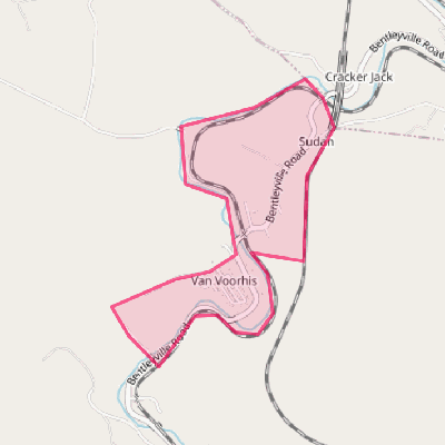 Map of Van Voorhis