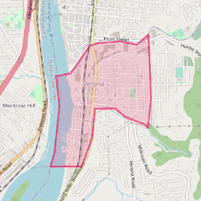 Map of Verona
