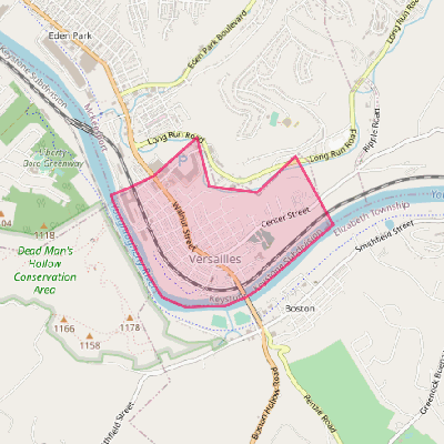 Map of Versailles