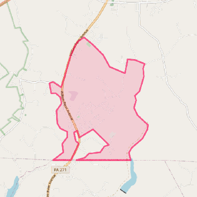 Map of Vinco