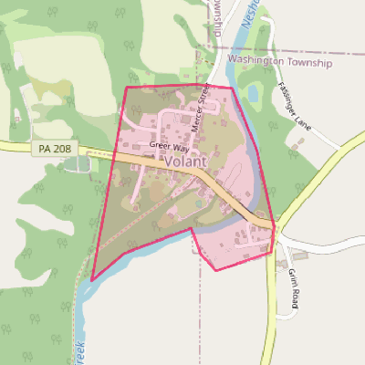 Map of Volant