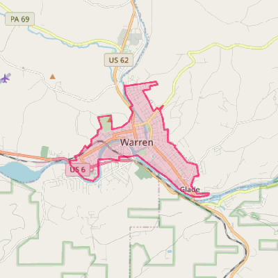 Map of Warren