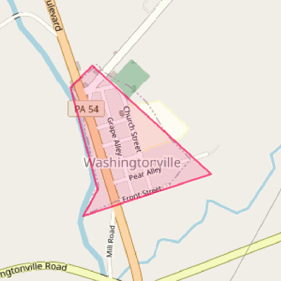 Map of Washingtonville