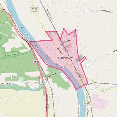 Map of Watsontown