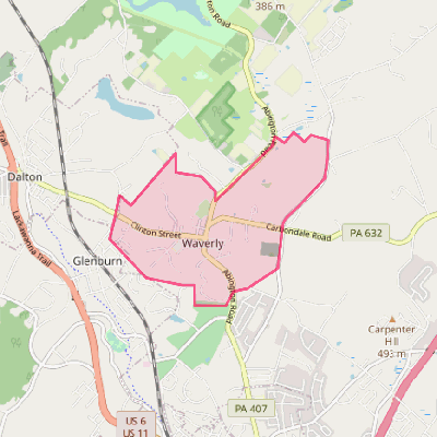 Map of Waverly