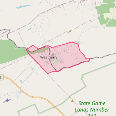 Map of Weatherly