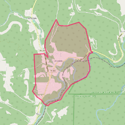 Map of Weedville