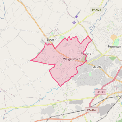 Map of Weigelstown