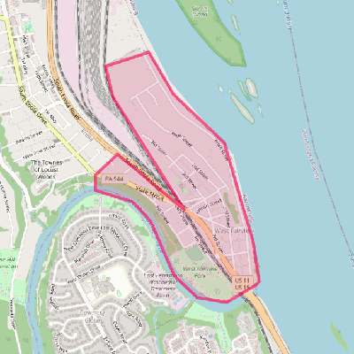 Map of West Fairview