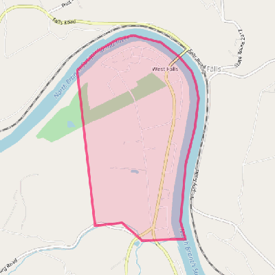 Map of West Falls