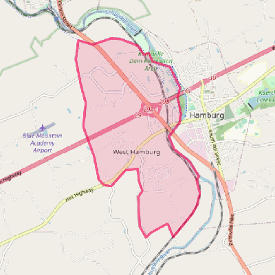 Map of West Hamburg