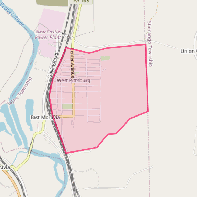 Map of West Pittsburg