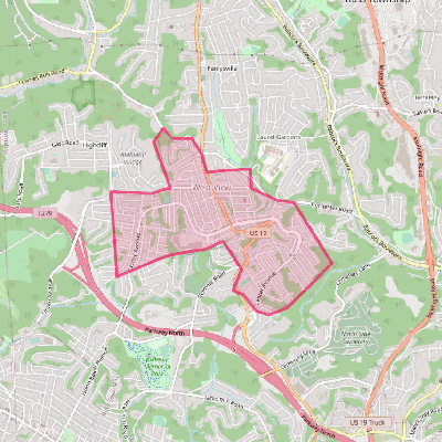 Map of West View