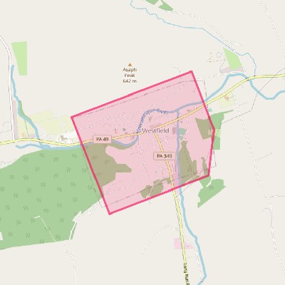 Map of Westfield