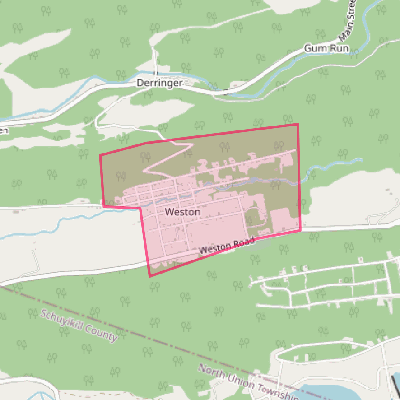 Map of Weston