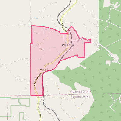 Map of Westover