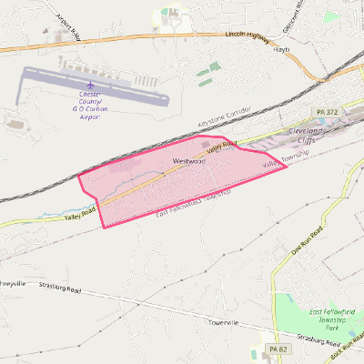 Map of Westwood