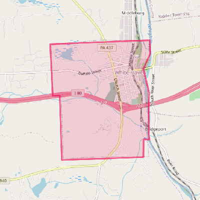 Map of White Haven