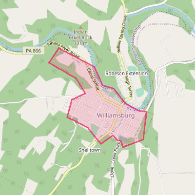 Map of Williamsburg