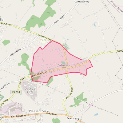 Map of Windsor