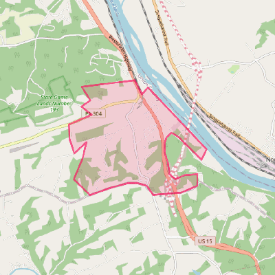 Map of Winfield