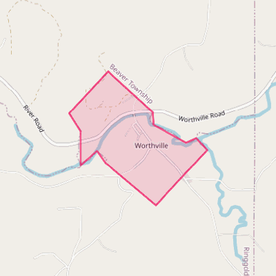 Map of Worthville