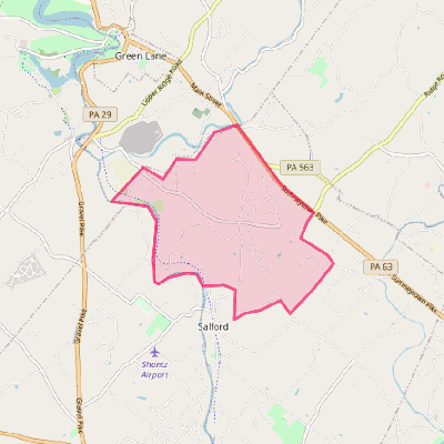 Map of Woxall