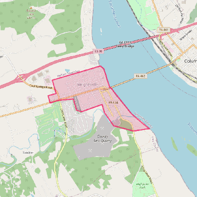 Map of Wrightsville