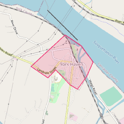 Map of York Haven