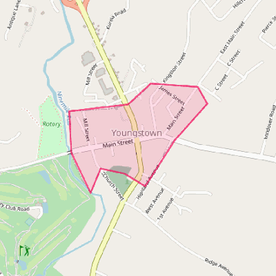 Map of Youngstown