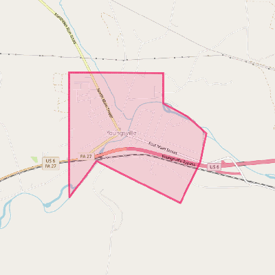 Map of Youngsville